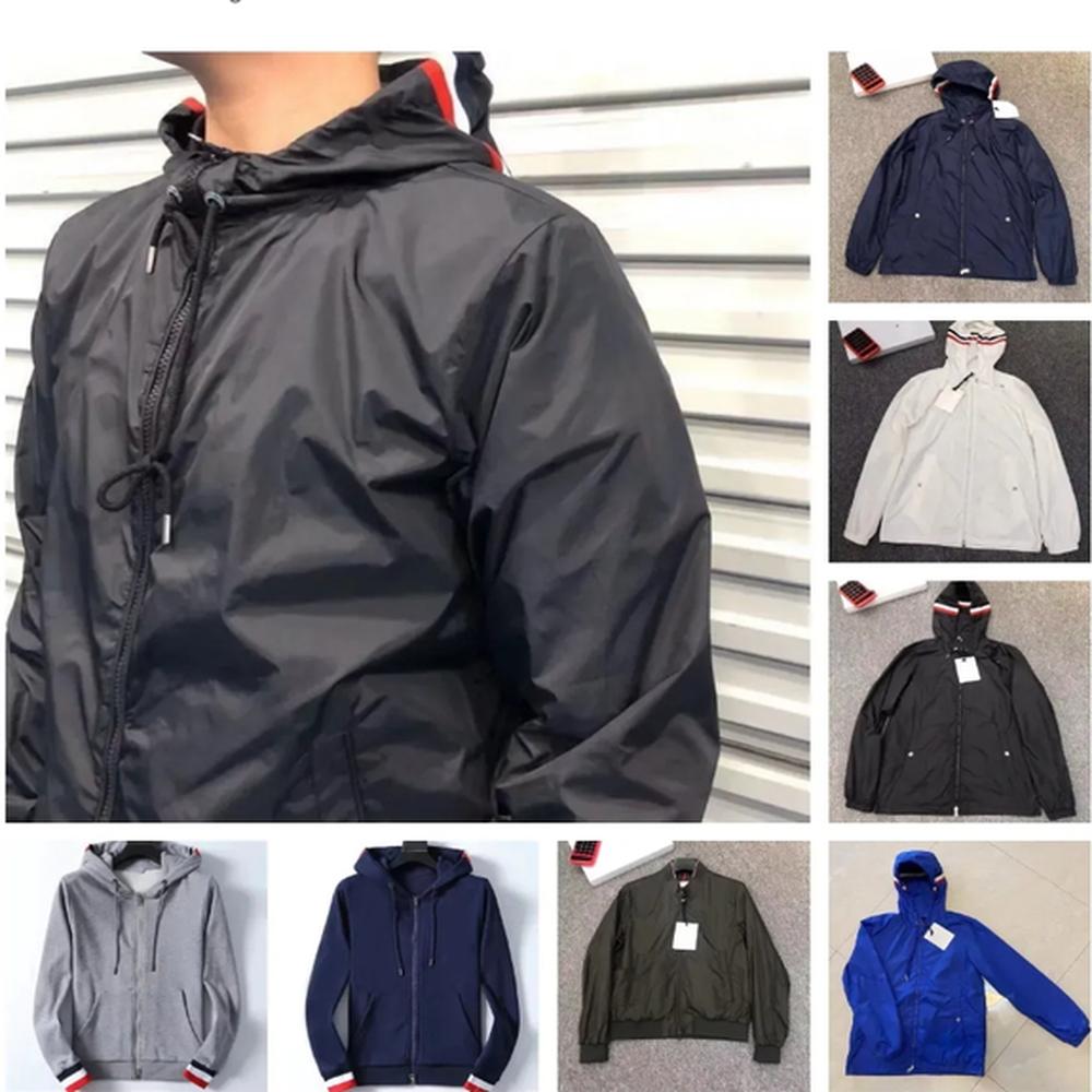 Jacket windbreaker mens hoodie varsity jacket mens women designer windbreaker hoodie waterproof spring and autumn hooded sports windbreaker