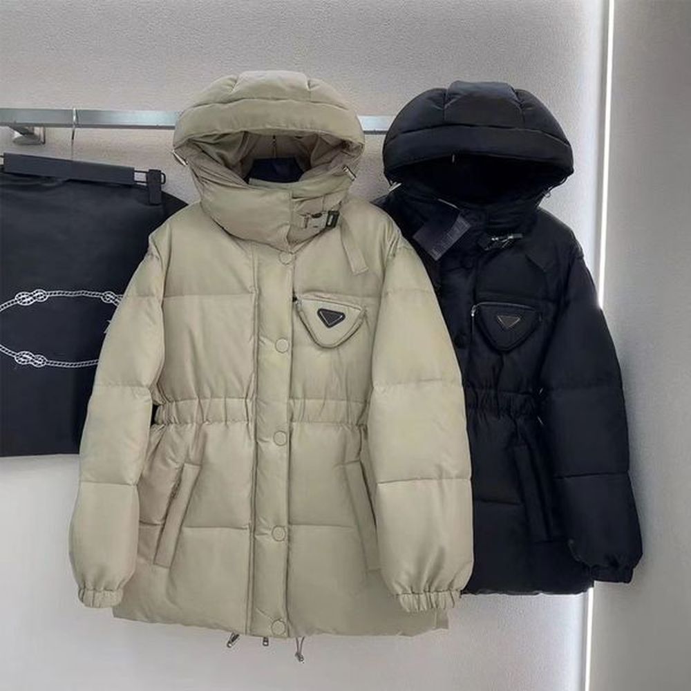 jacket women winter designer hoodie medium long cotton slim bread