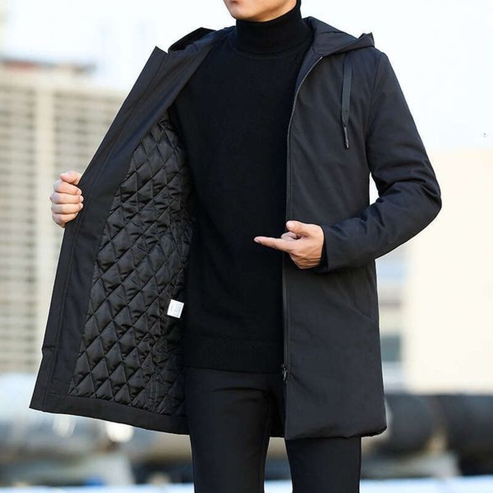 Jackets Autumn Winter Men's Trench Coat Men Casual Thicken Warm Hooded Jacket Male Windbreaker Outerwear Jaquet Man coat 6XL