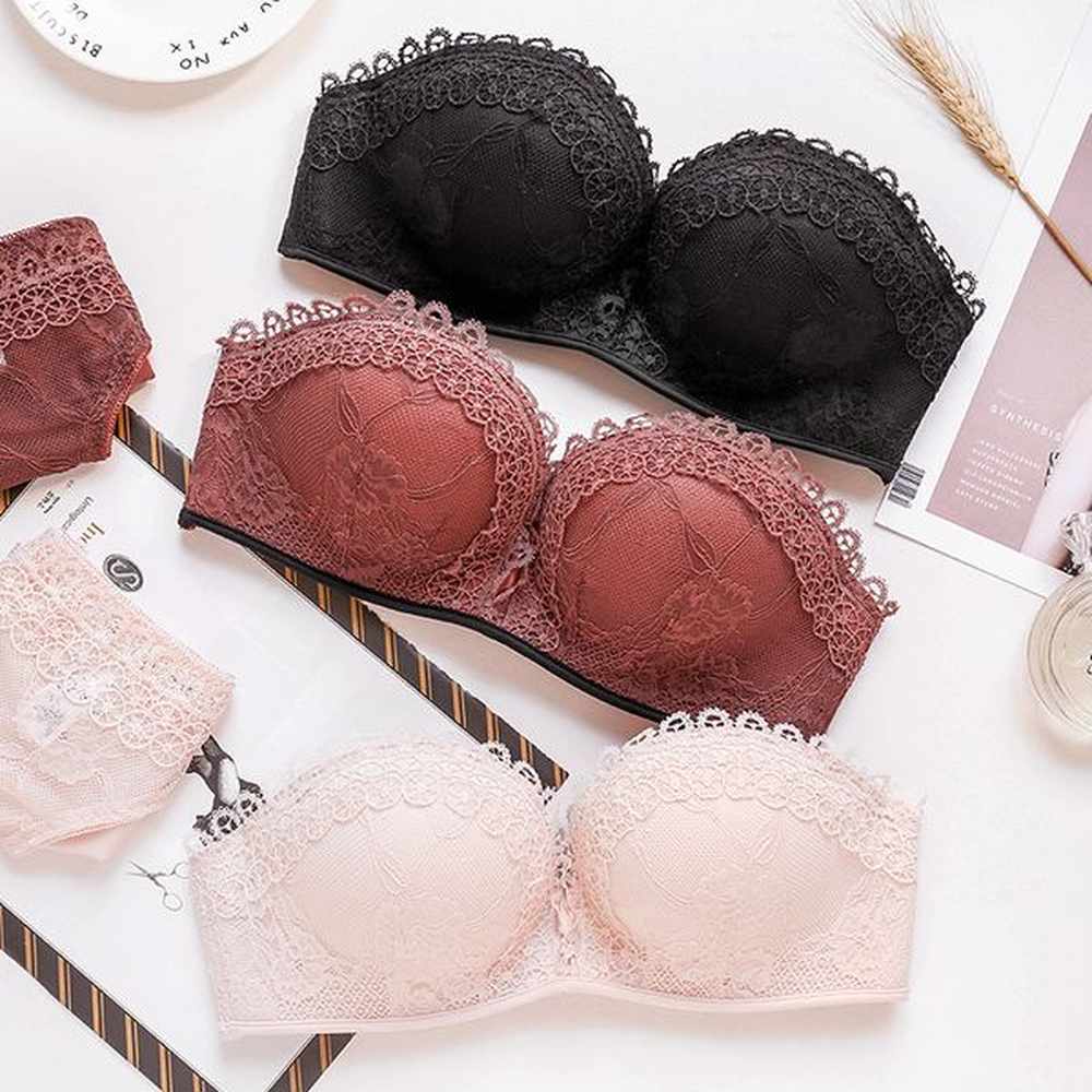 japanese style lace young girls intimates push up seamless bra