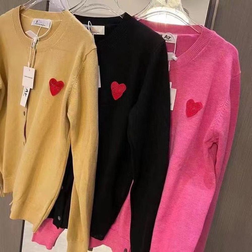 japanese trendy women designer cardigan play pink layered sweater wool