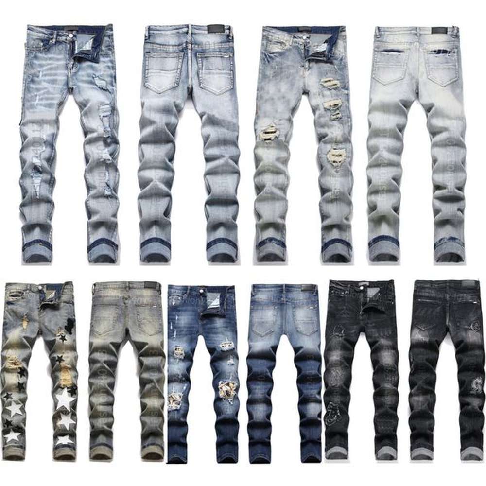 Jeans baggy jeans men designer jeans slim fit jeans designer mens jean skinny jeans pants men jeans ripped jeans men stacked jean hombre tre