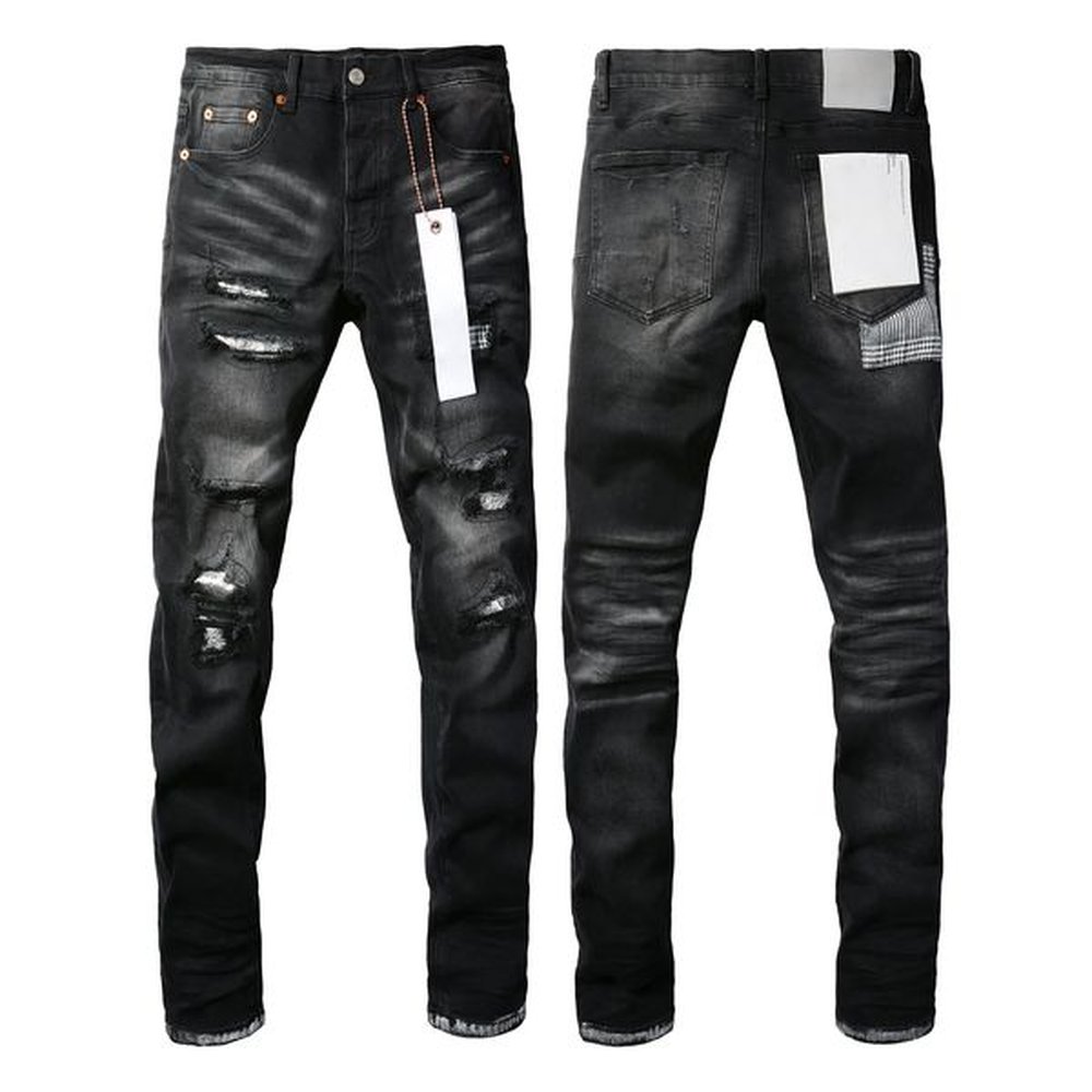 Jeans designer jeans for mens pant stacked jeans men european jean mens pants trousers biker embroidery ripped for trend mens jeans