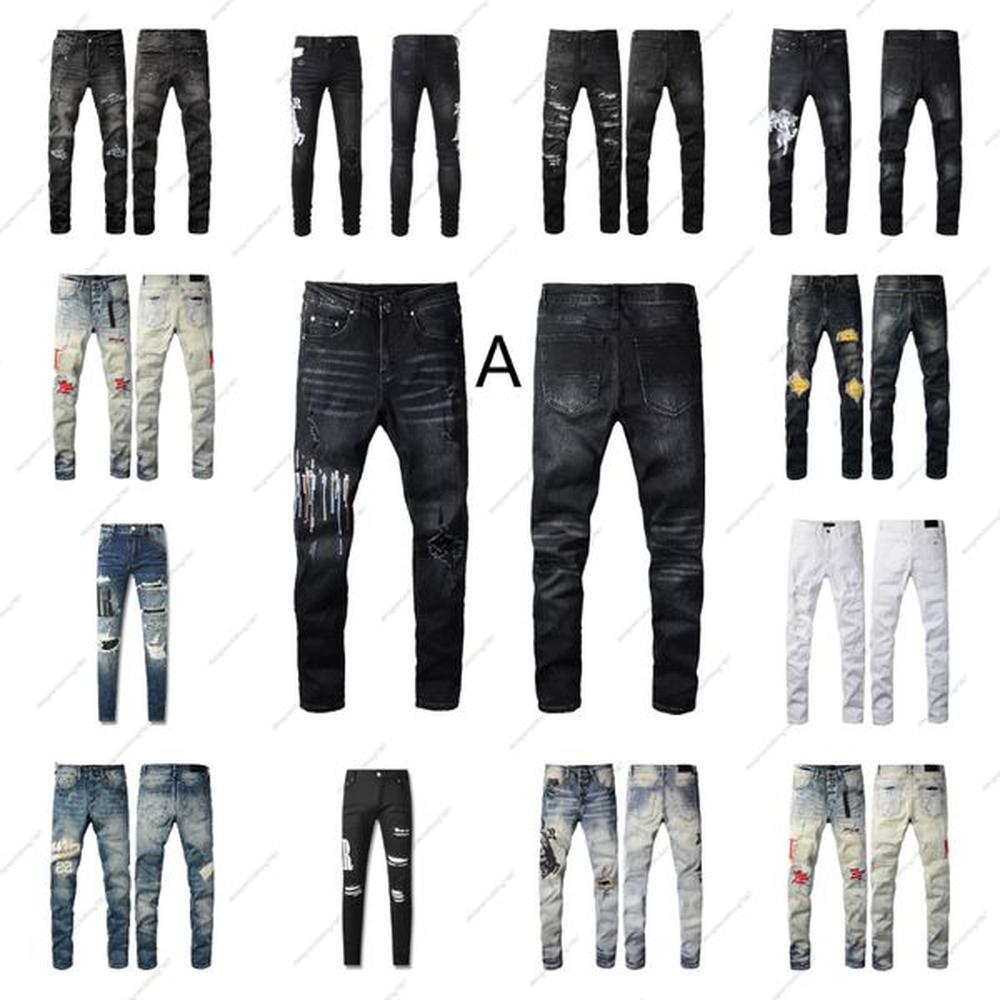 jeans designer jeans men designer jeans for men women pants summer hole 2024 new style Embroidery self cultivation and small feet fashion 88