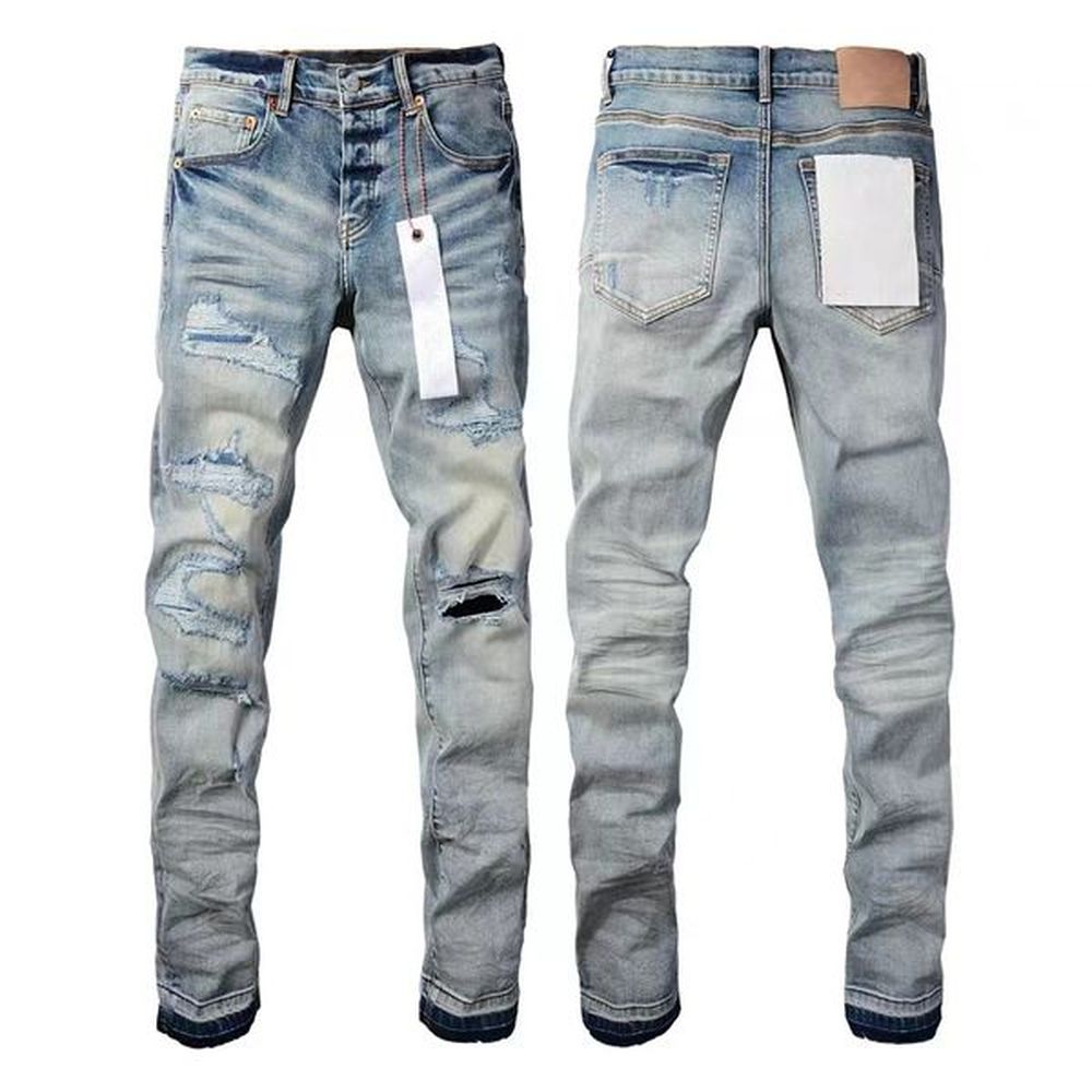 Jeans Designer Mens AM Tag Unisex Designer Ripped Skinny Pants For Dhgate Washed Old Clothes Designer Pantalones Jeans Luxury High Quality H