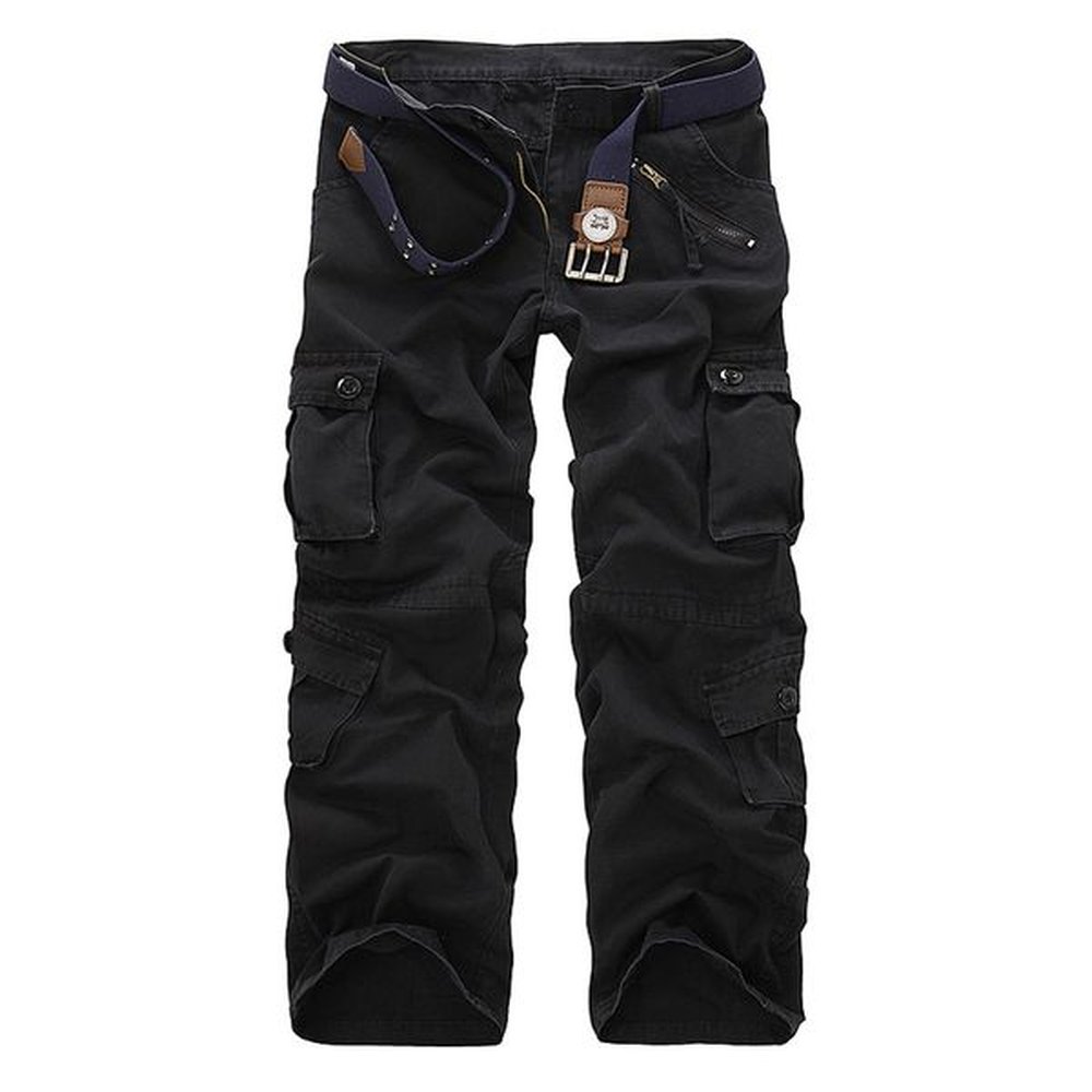 Jeans 2024 Mens Fashion Work Pants Unique Designer Multi Port Pocket Loose Large Camouflage Casual Trendy Straight High Quality Autumn Stree