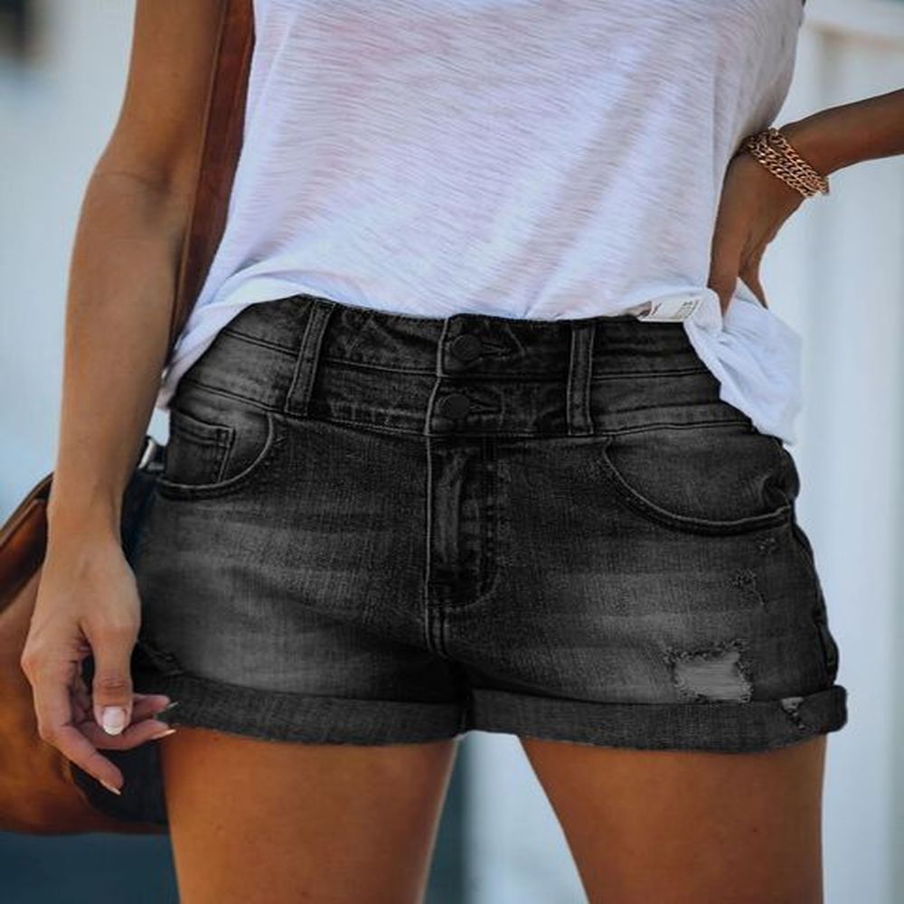 jeans women womens shorts womens jeans pocket straight shorts regular