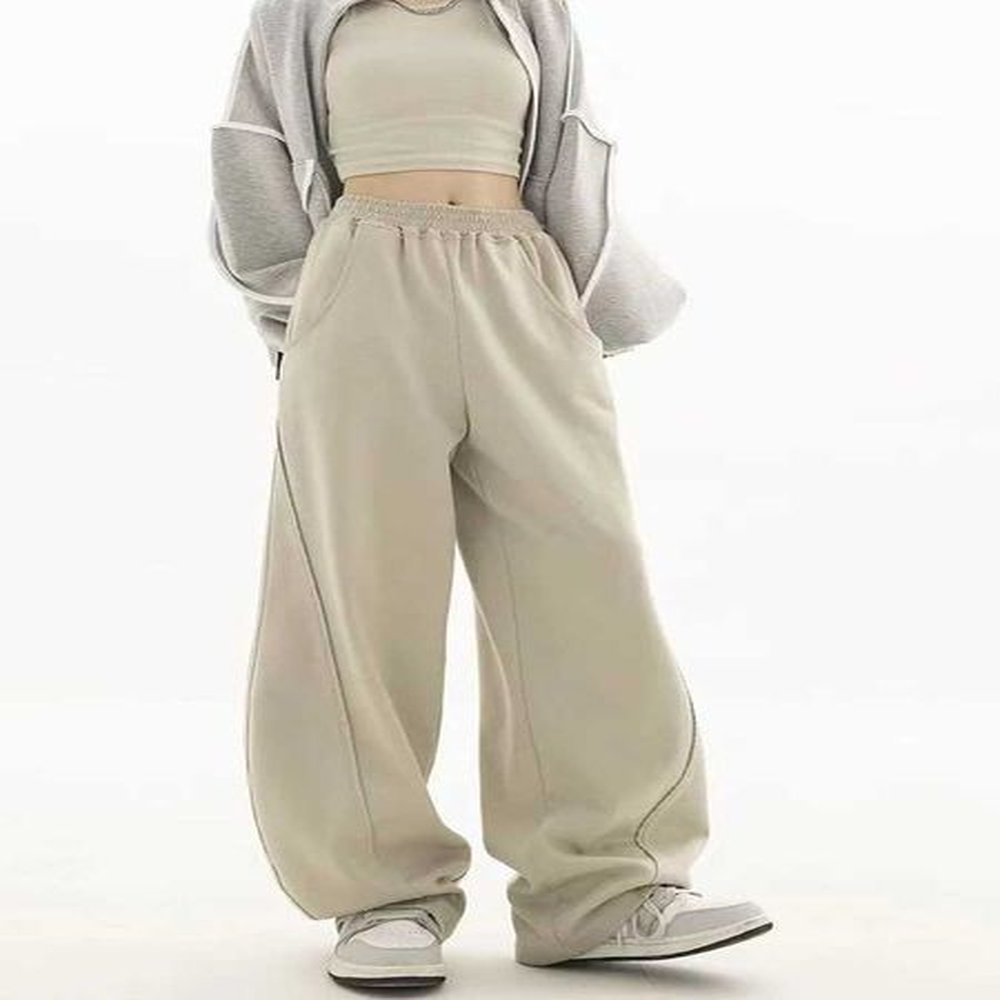 jmprs harajuku women streetwear sweatpants high waist hip hop wide