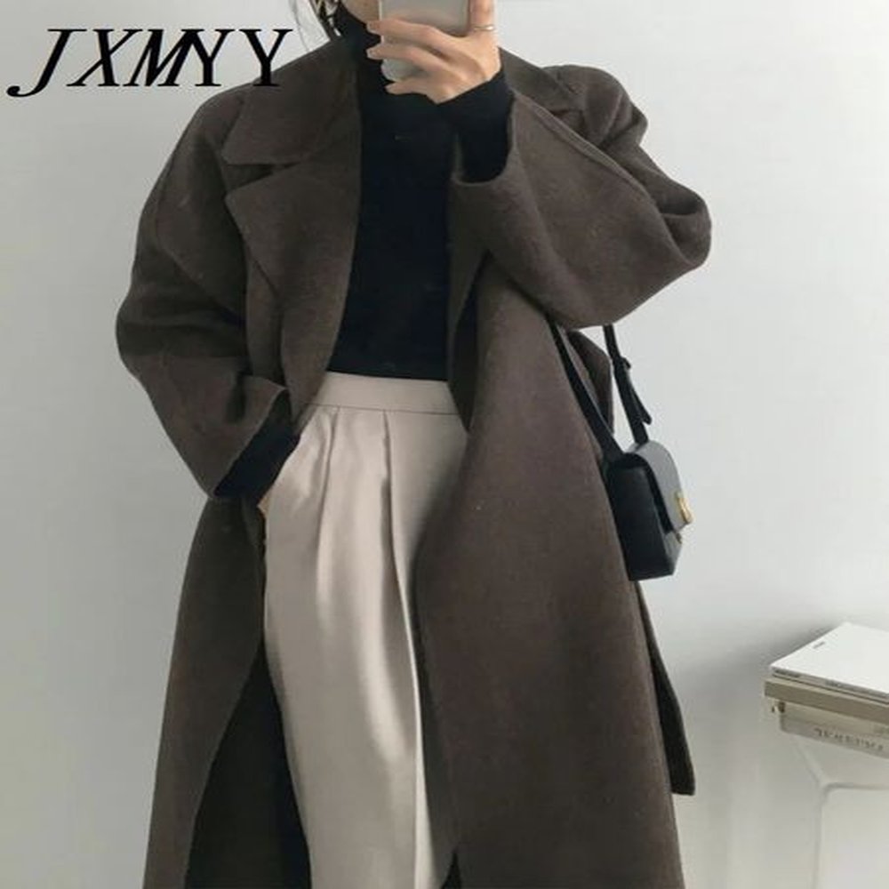 jxmyy french lazy style warm womens fresh winter classic belt