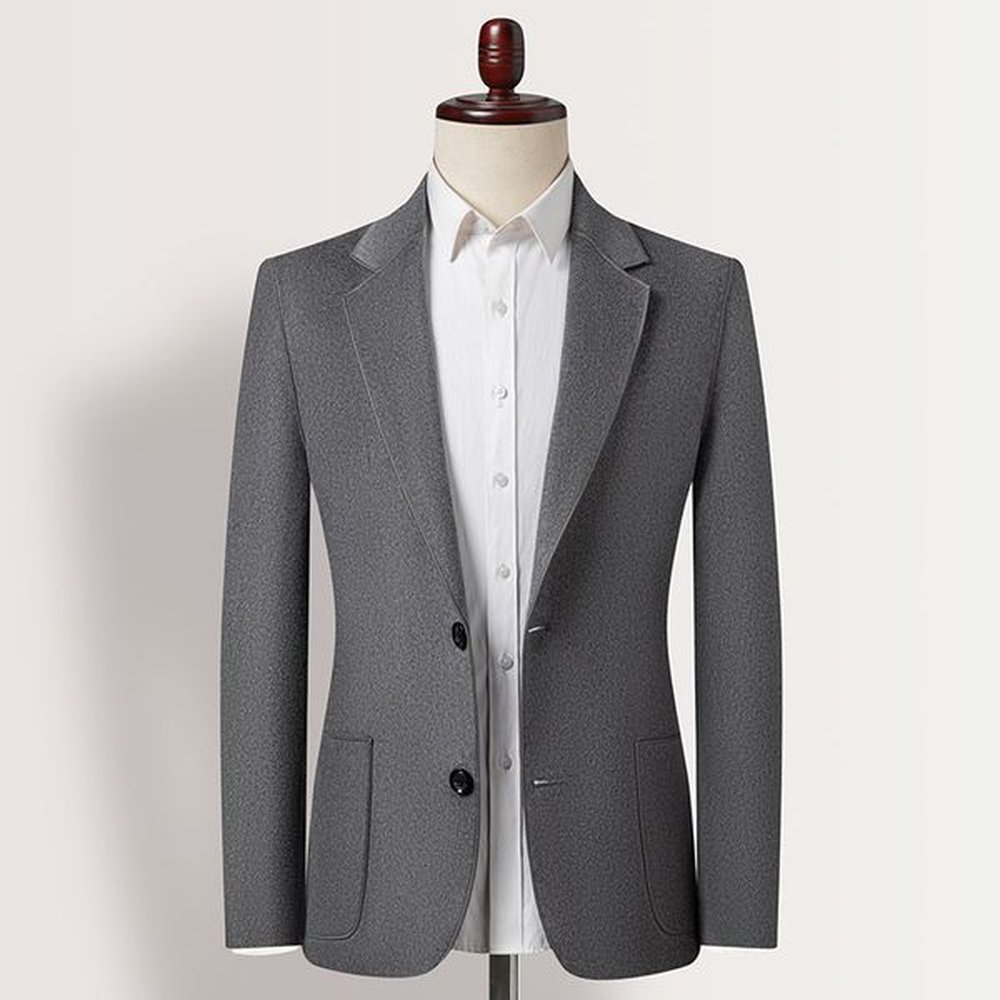 K772 Men's Shiny Wave Sequin Casual Suit - Trendy Style