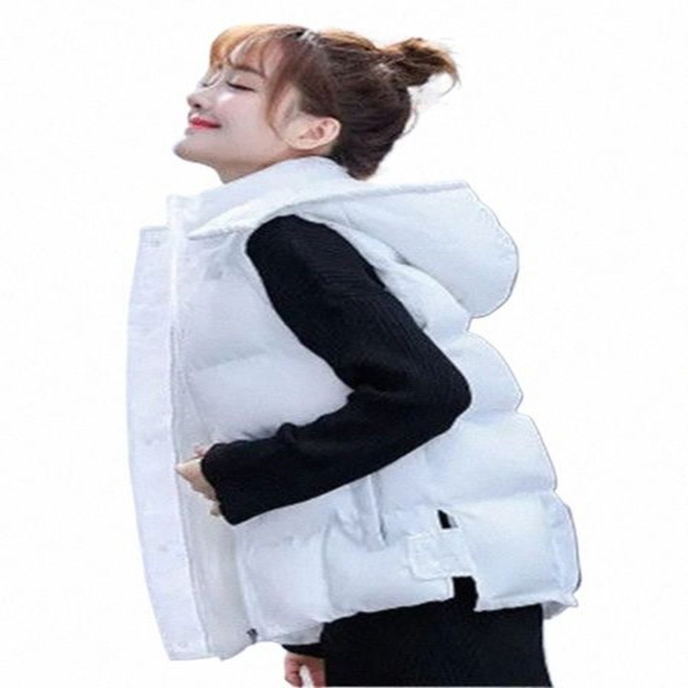 korean down cotton coat vest women autumn winter short waistcoat