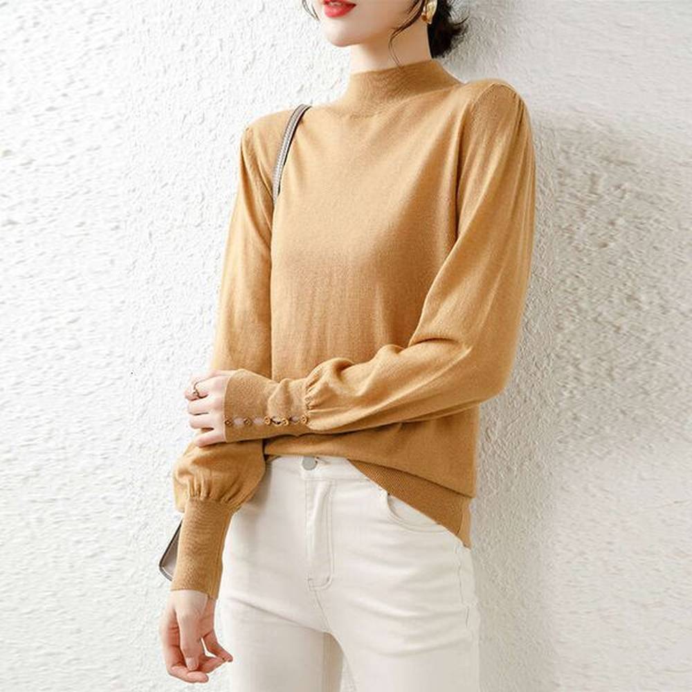 korean version new autumn and winter design sense niche hollow