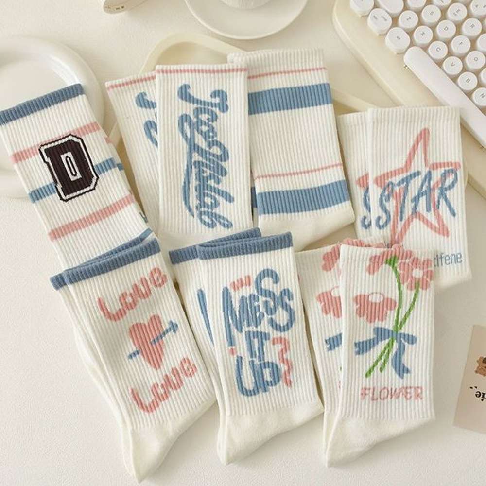 korean version trendy socks childrens long tube socks versatile in.jpeg