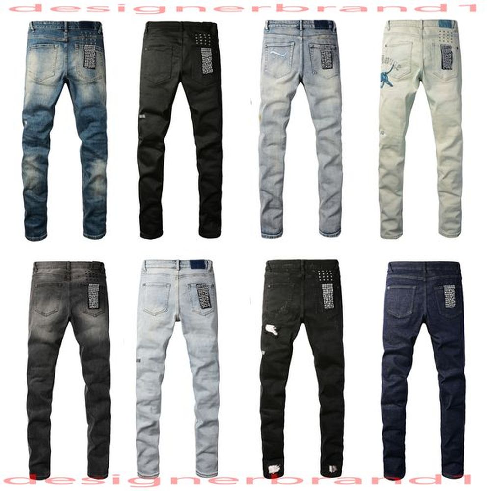 ksubi jeans designer jeans men hip hop hole pants Vintage luxury punk dot pattern mens ksubi pants retro jeans