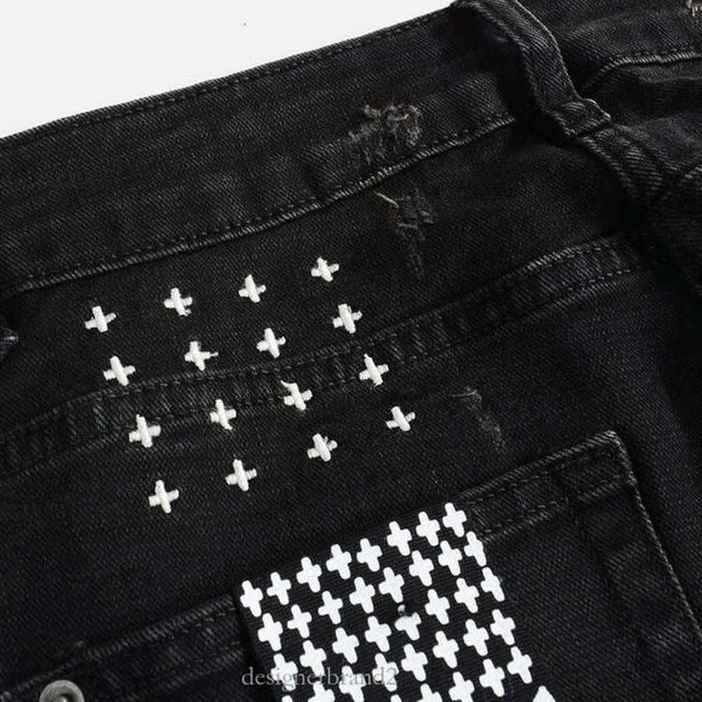 ksubi jeans for mens jeans for mens de hhhsigner jeans hip hop hole pants Vintage soft denim straight holes luxury punk dot pgf