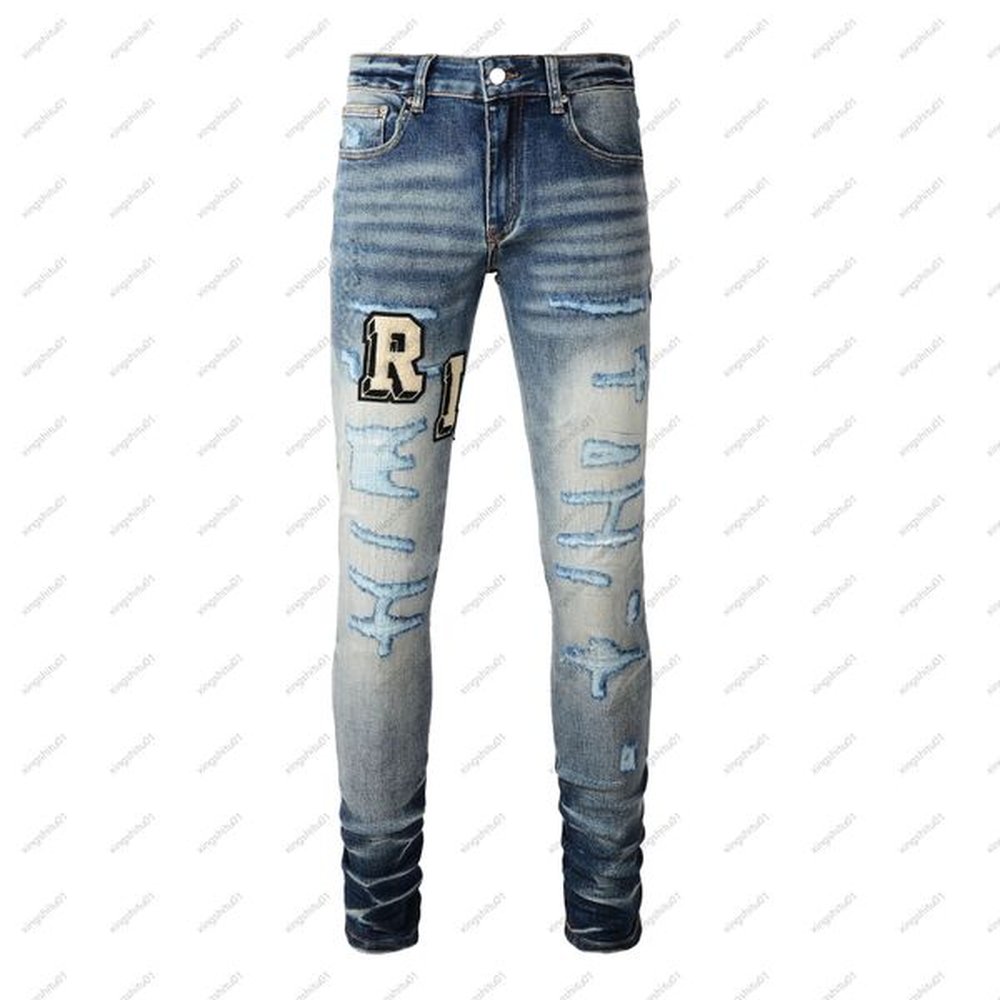 Ksubi mens amirirs jeans t shirts designer amirii jeans jeans high quality fashion men jeans designer pant distressed ripped biker black blu