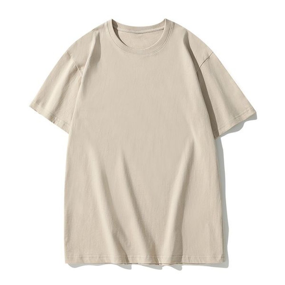 l summer new round neck slim fit short sleeved
