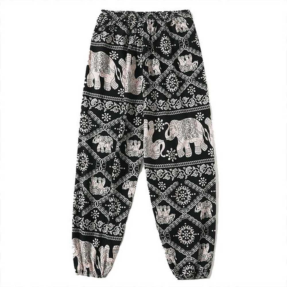 ladies spring and summer thin casual girth pants tropical style