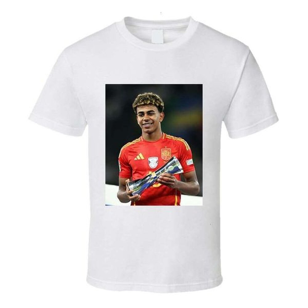 Lamine Yamal: Best Young Player 2024 T Shirt For Mens Womens Tees Football Soccer fans tops Clothes Tshirt Free shipping