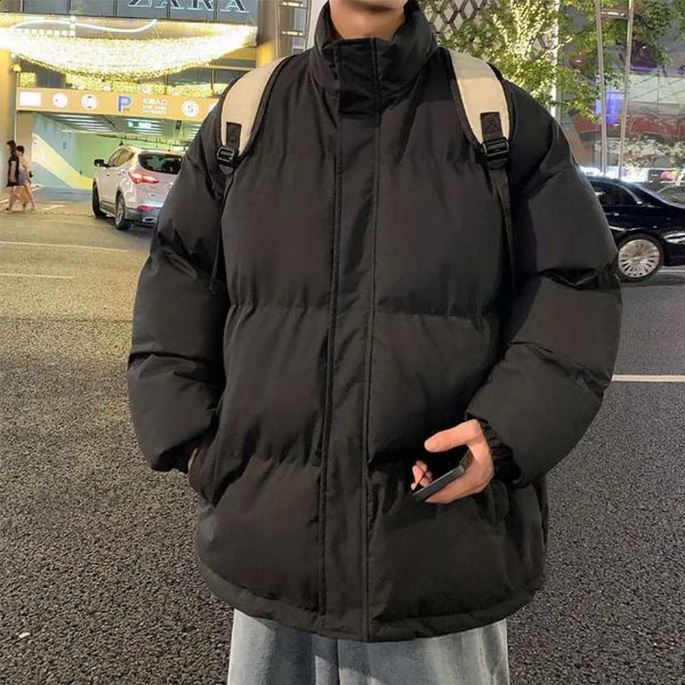 LAPPSTER Y2k Winter Short Jacket Parkas Puffer Jacket Men In Bubble Coat Harajuku Streetwear Korean Fashions Jackets Coats 240914