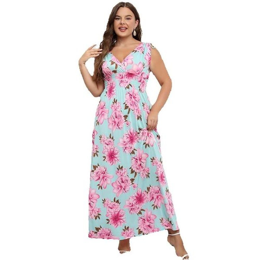 large womens with hanging strap printed mm plus fat summer
