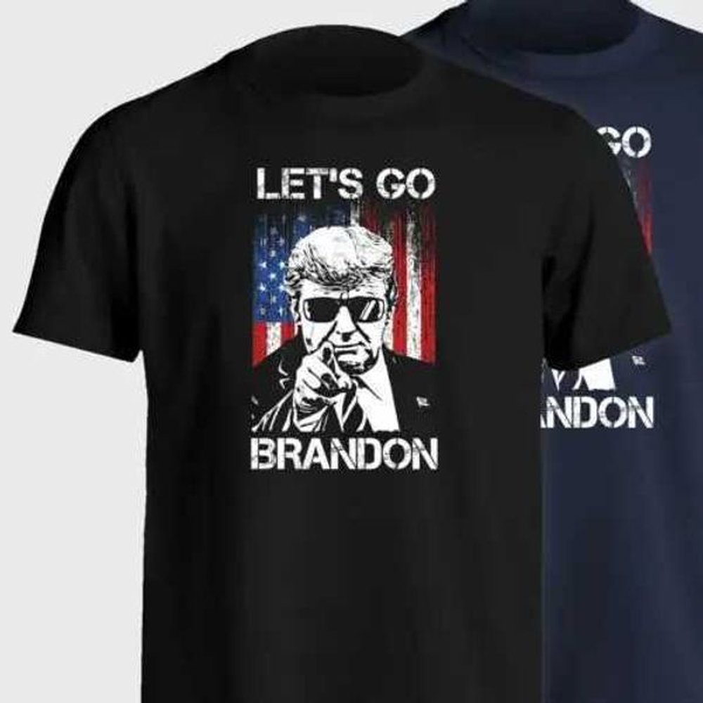 Lets go Brandon Fjb T-shirt - Fun Donald Trump - Anti Joe Biden shirt X241107
