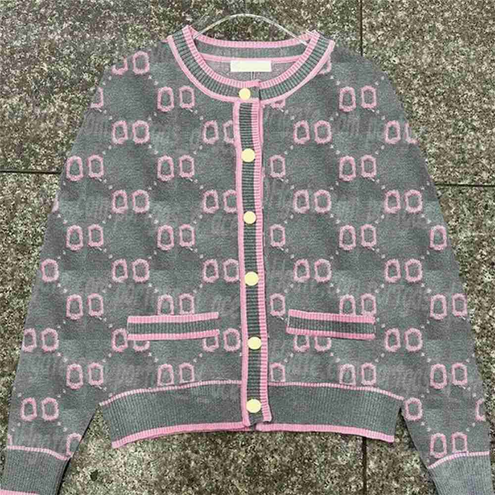 letter sweater jacket luxury women knits top cardigan sweater long