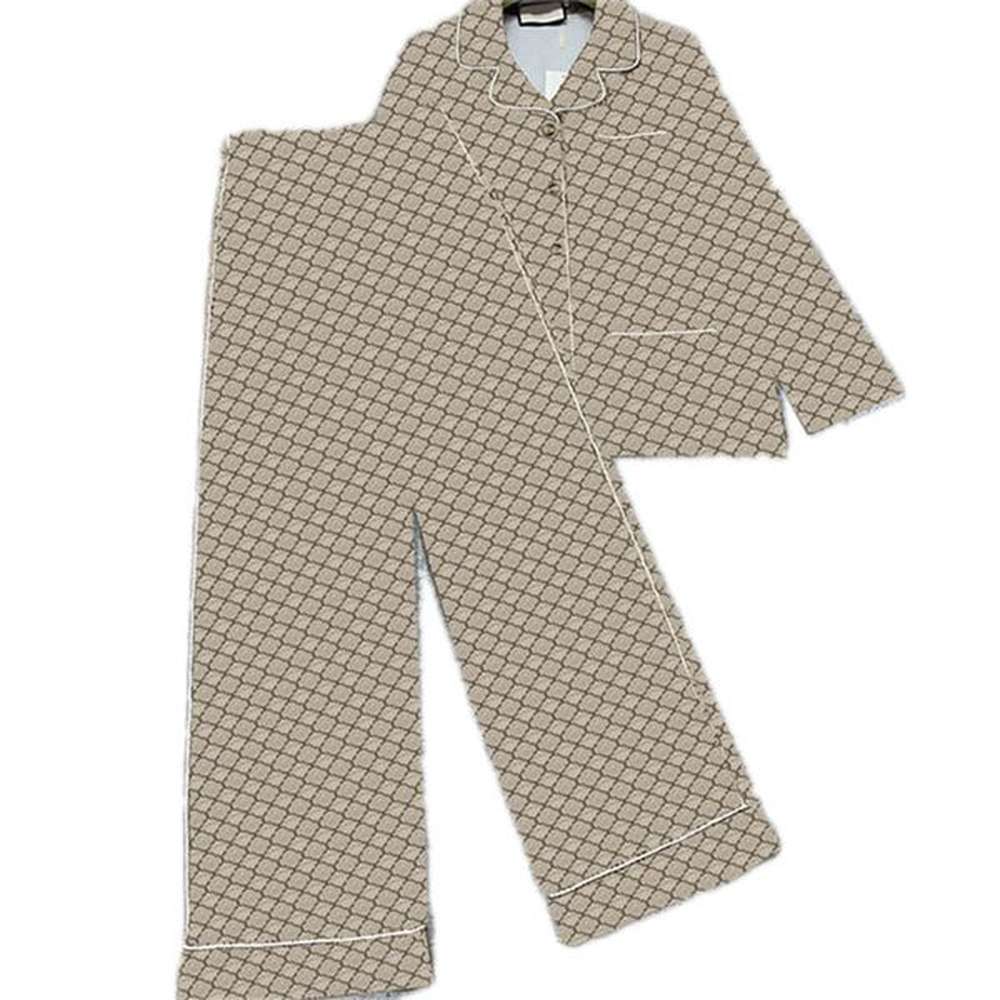 letter women sleepwear night shirt trousers designer long sleeve pajamas