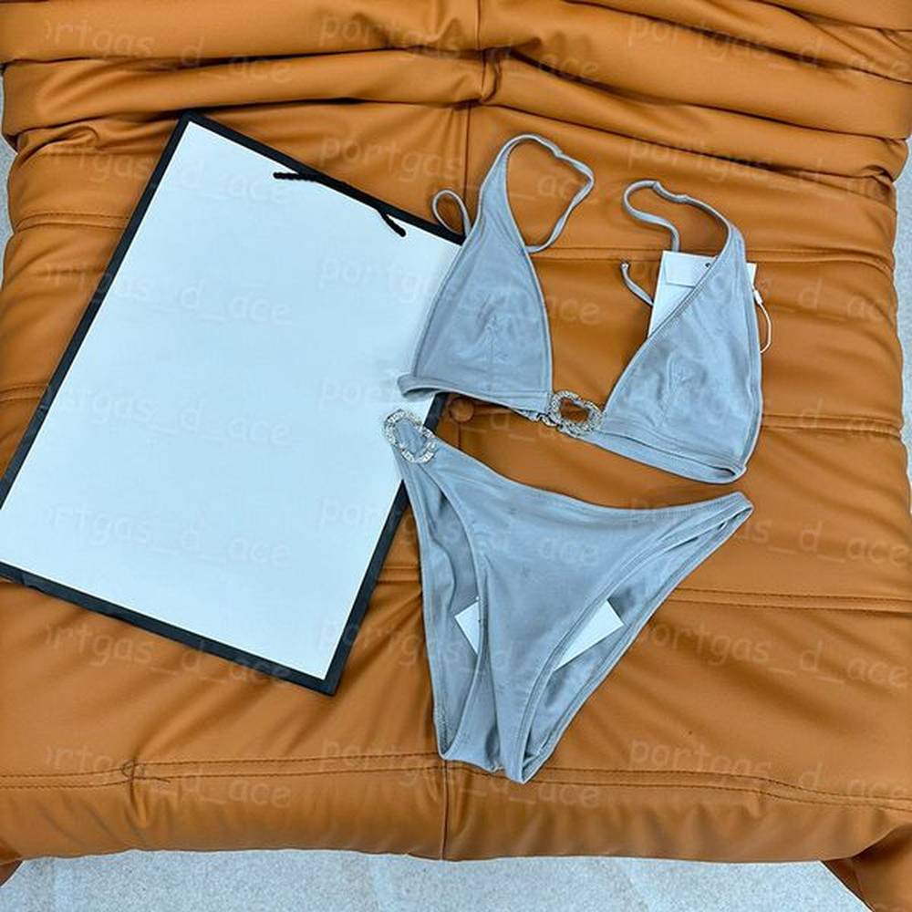 letters gay bikinis women split halter swimwear sexy beach swimsuit