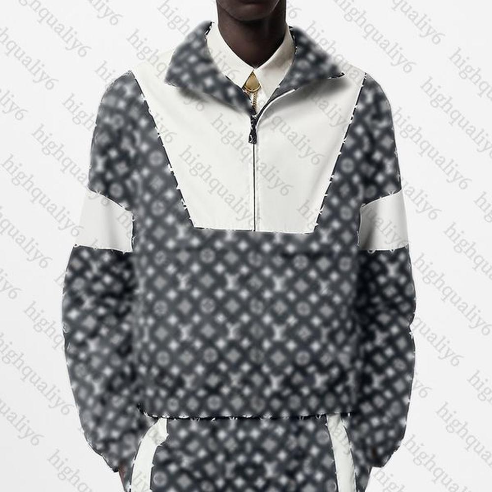 LL 2024 Autumn New Loose Sportswear Classic Knot Logo Embroidered Splicing Coat Fashion Versatile Men's Jacket Designer Jacket Neutral