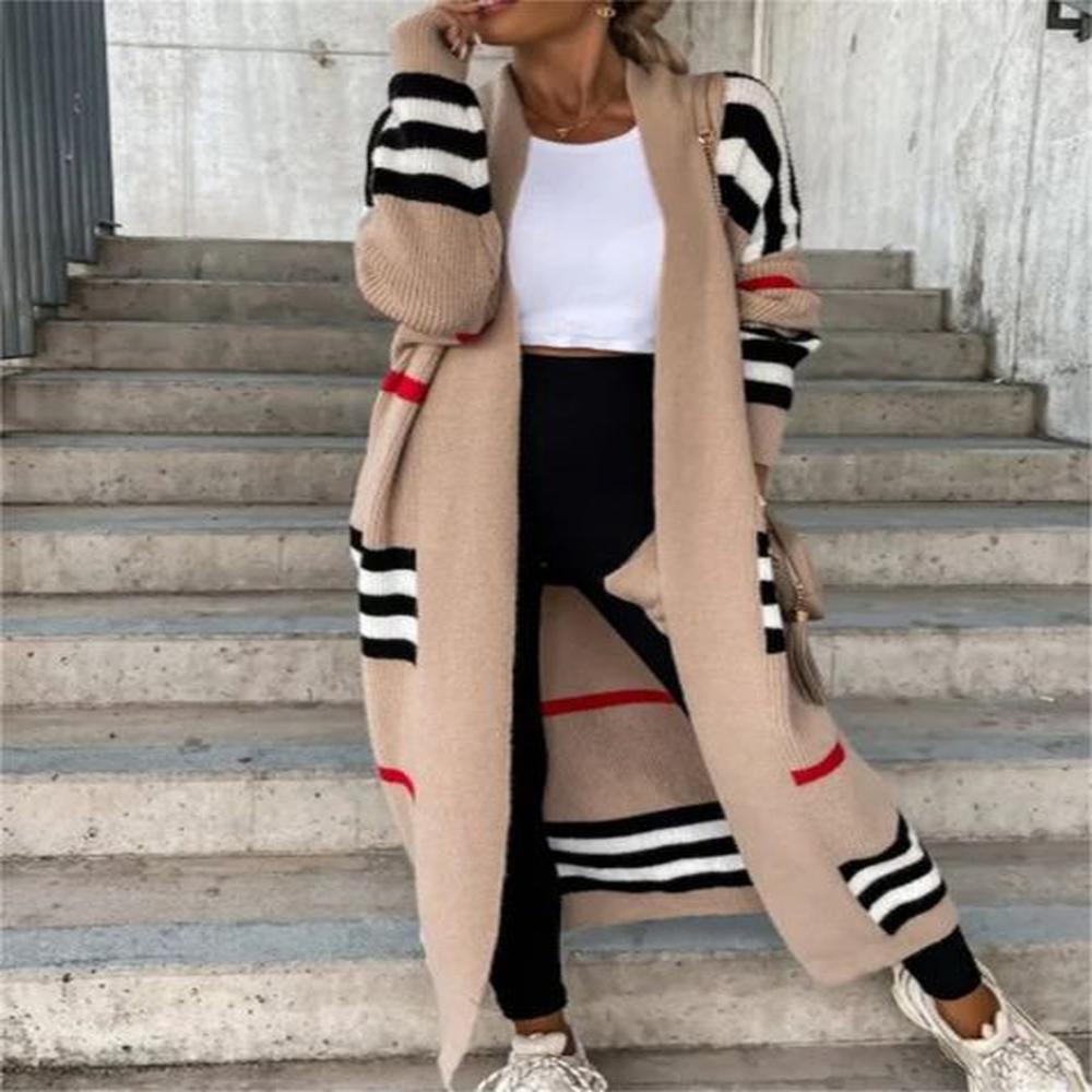 long cardigan sweaters women cashmere solid knit sweater womens long