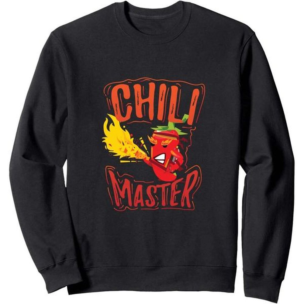 Long Sleeve Shirts for Men sweatshirt Chili Master Food Contest Cook Off Red Pepper Gift Sweatshirt T shirt Tee Streetwear Casual tops cloth