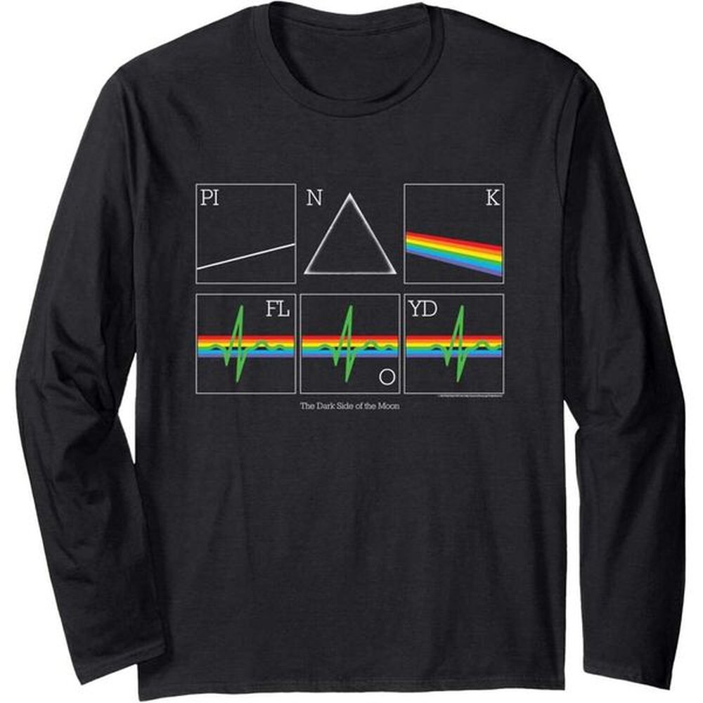 Long Sleeve Shirts For Men Sweatshirt Dark Side Of The Moon 50Th Heartbeat Graphic Tee Streetwear Casual Tops Clothes sweatshirts
