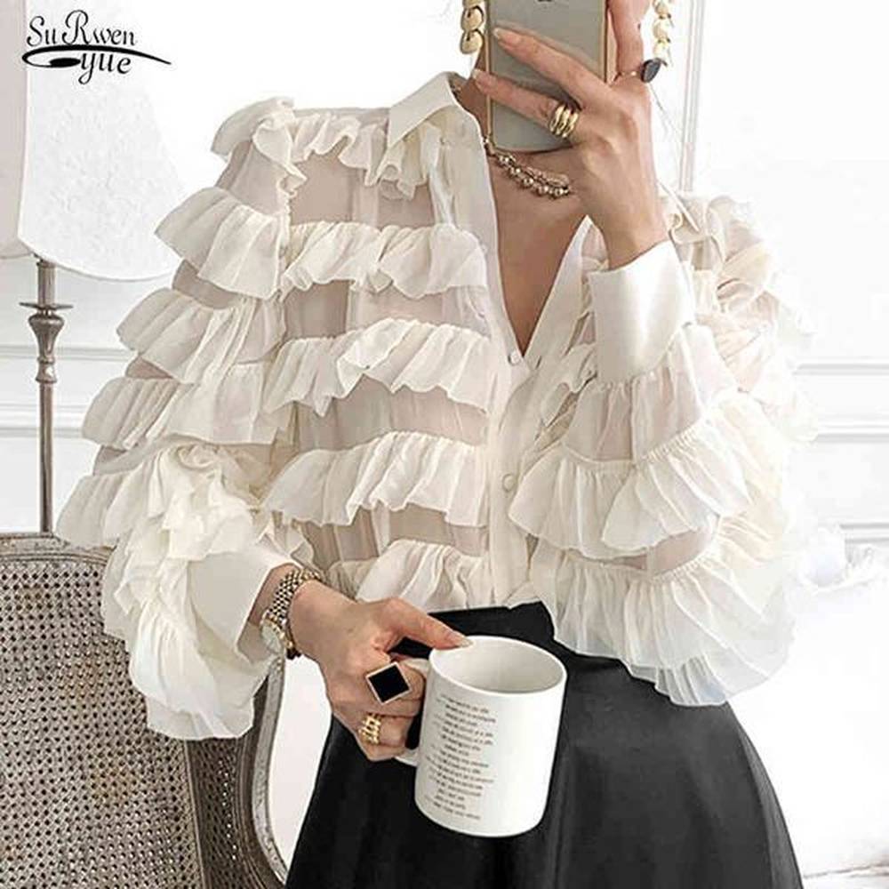 long sleeve tops loose heavy work cupcake ol shirt spring