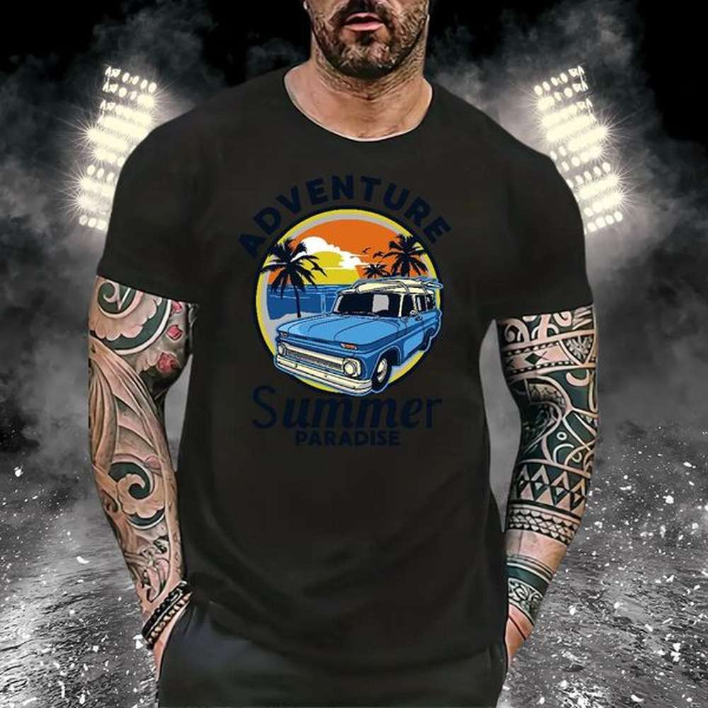Loose Fit Mens T Shirts 230g Pure Cotton tree Casual Plus Size Cartoon Short Sleeve O-Neck Men Tops Tees Factory Direct Clothes