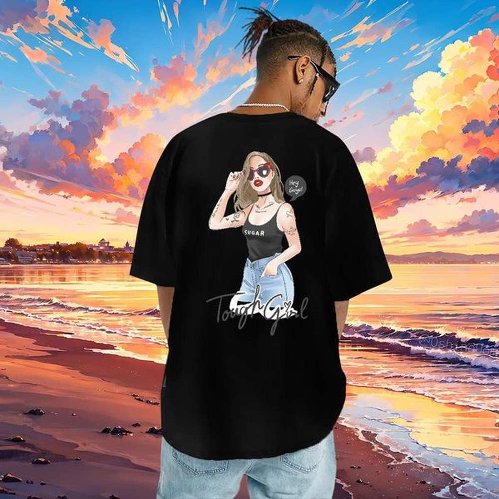 Loose Fit T shirt 230g Pure Cotton person Casual Beach Custom Printing Crew Neck Breathable Mens Tshirts Fashion Design Tees Shirts