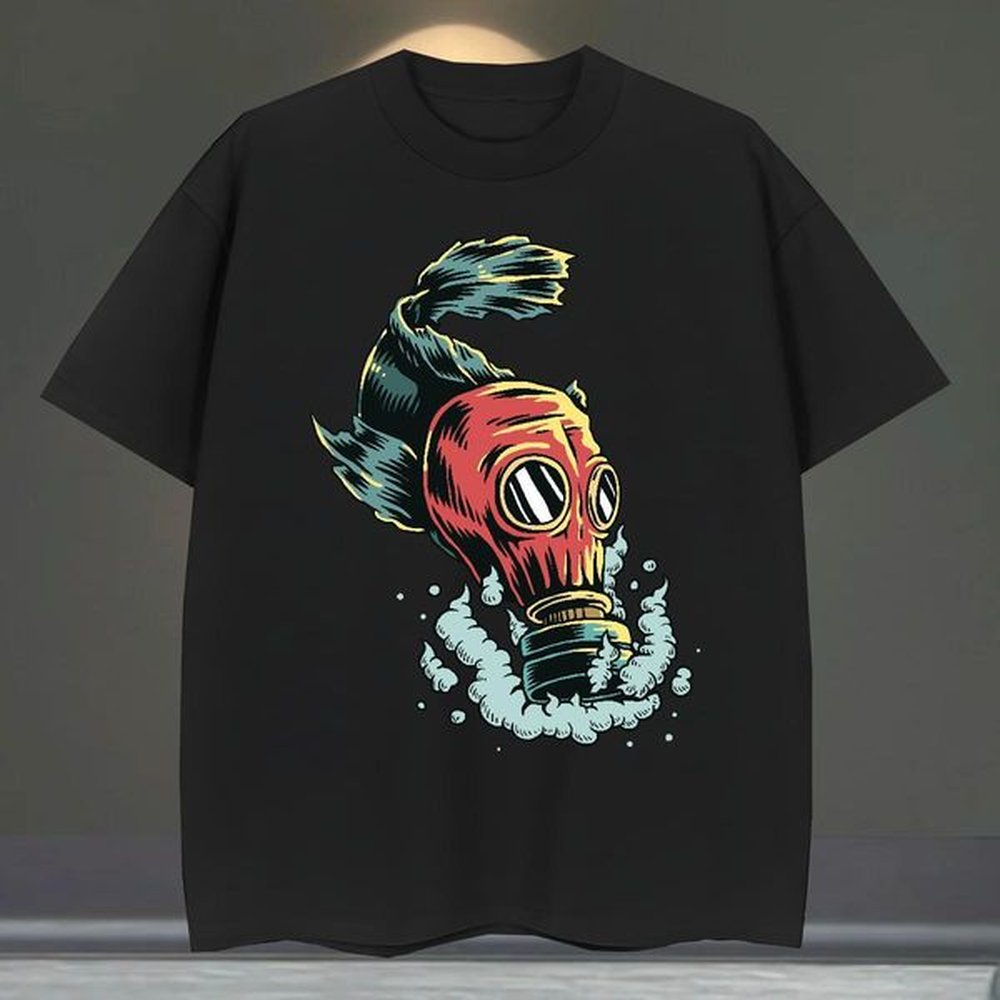 Loose Fit Tshirts Sport 230g Pure Cotton DIY Printed Breathable Short Sleeve ET T Shirts Men DIY Customized Tops