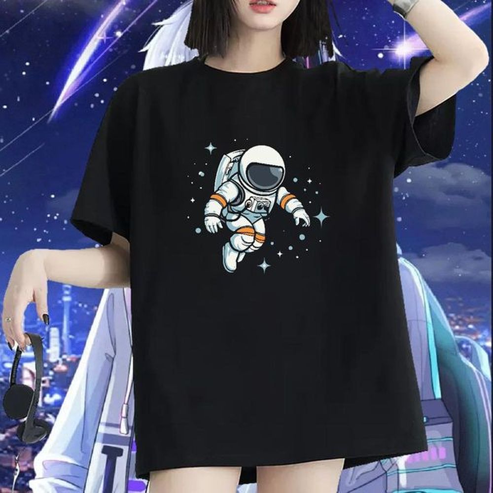 loose fit women tees g pure cotton universe casual sport