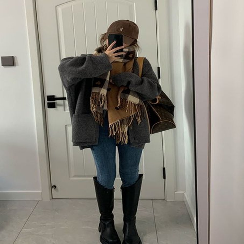 loose lazy style soft sticky sweater cardigan for women autumn