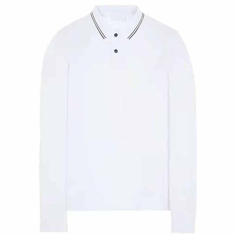 1804#Loose polo shirt with lapels in spring and summer office high-grade business casual T-shirt
