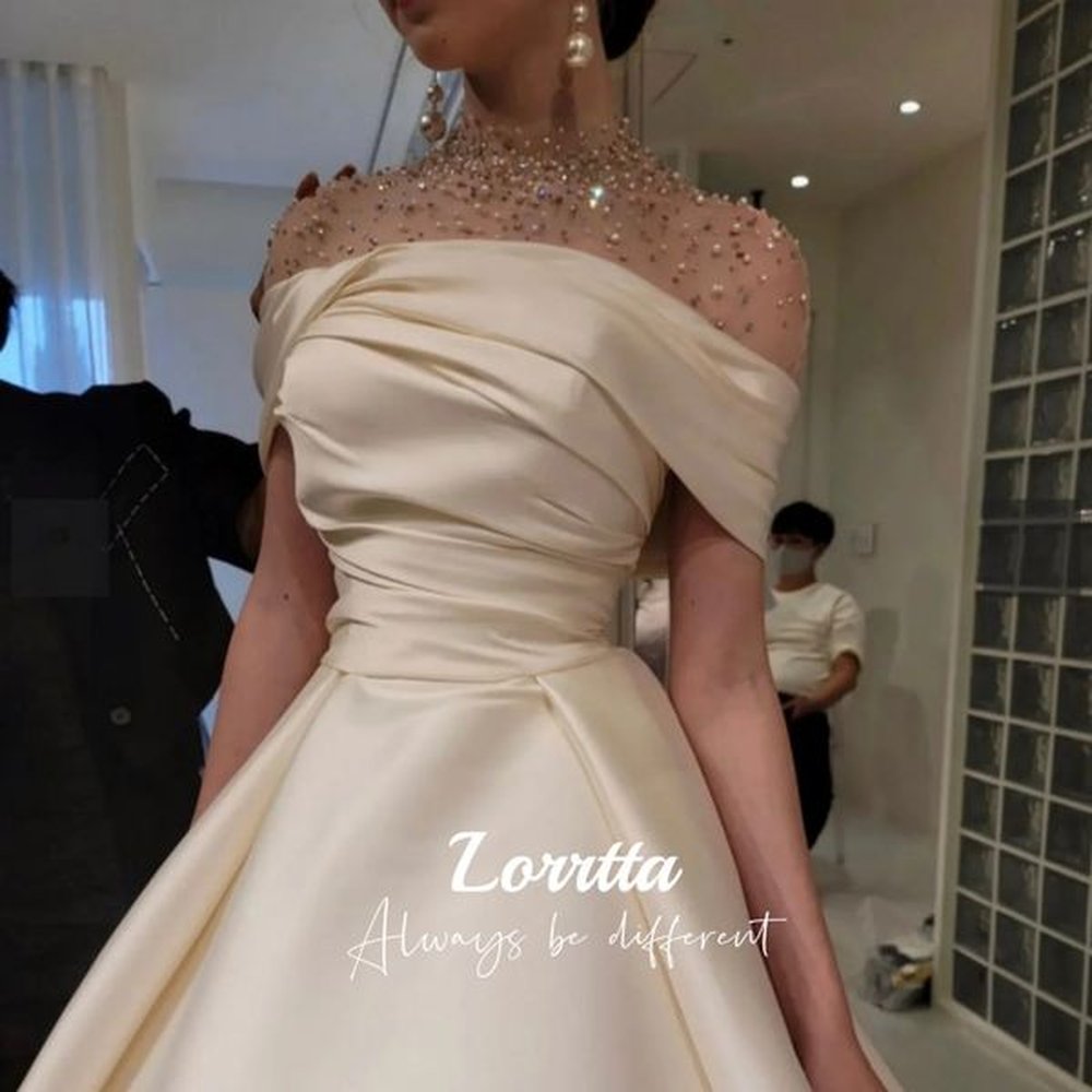 lorrtta high neck womens a line dress party wedding evening