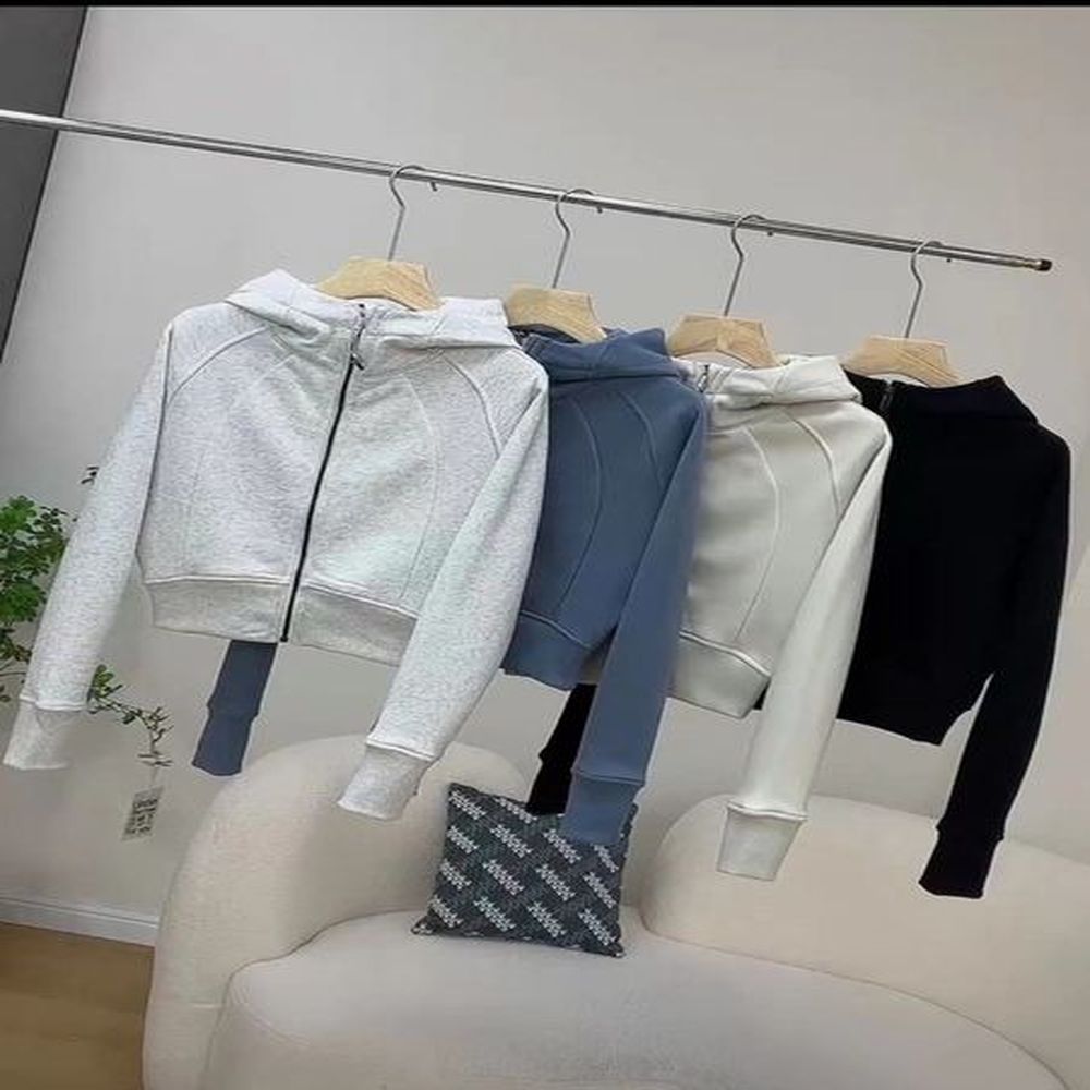 lu scuba jackets yoga coat women sports gym outdoor hoody