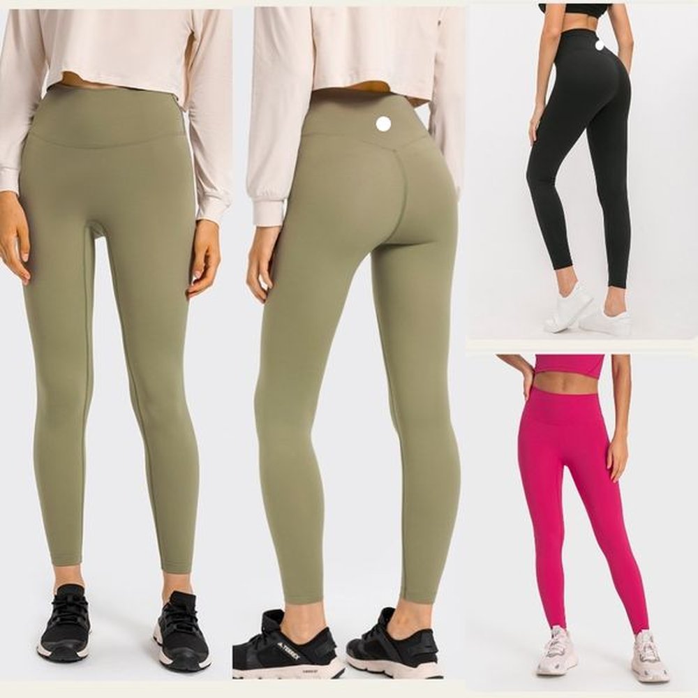 luwomen high waist yoga leggings women fitness tights naked running