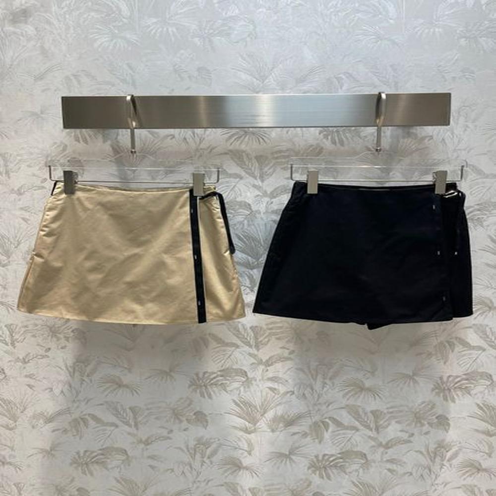 luxury brand high waist womens solid skirts f letter