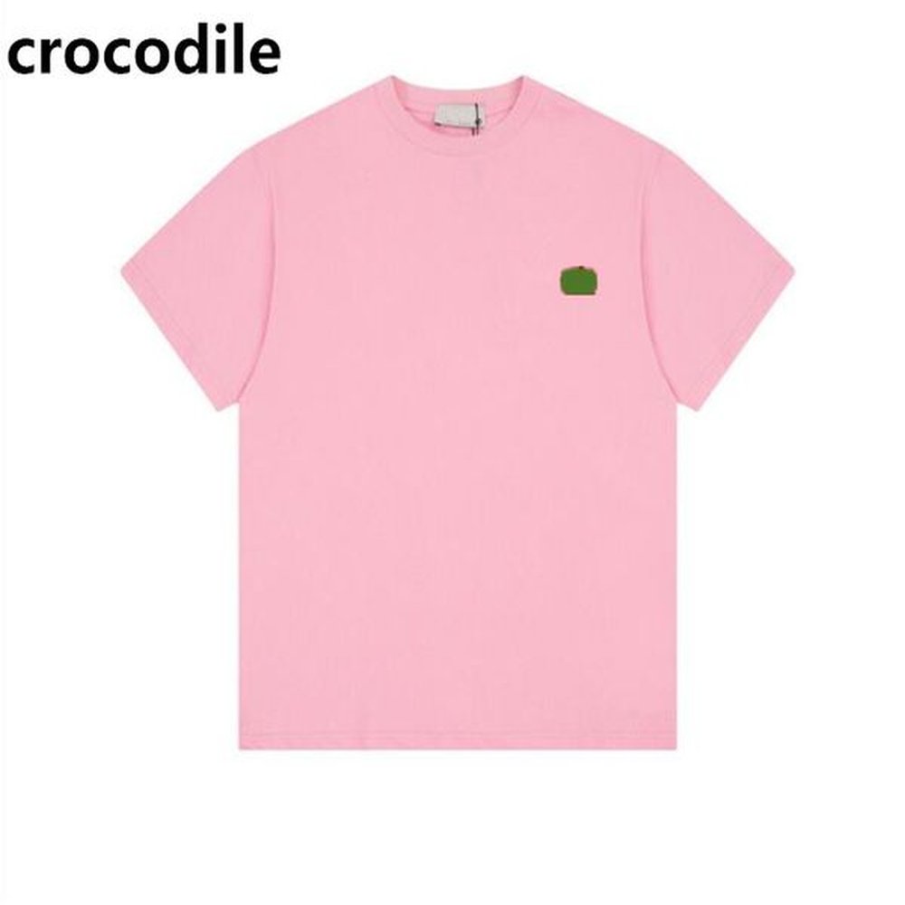 luxury Crocodile Men's T-shirt Designer T-shirt Women's Men's Fashion T-shirt Luxury Short Sleeve Hip Hop Fashion Casual Stre