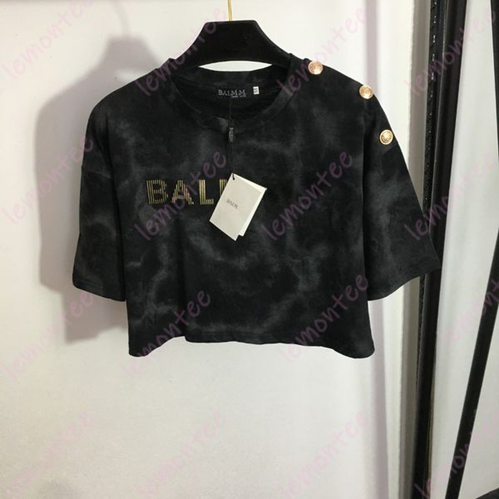 luxury crop tops designer womens t shirts blouse for women