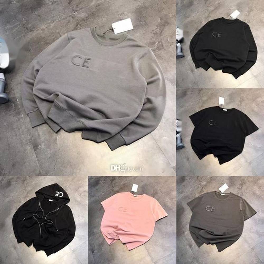 Luxury Men T-shirt Hoodies Cotton Sweatshirts Designer Short Sleeve T shirt Spring Fall Hooded Sweater Couple Printed Loop Sport Loose And S