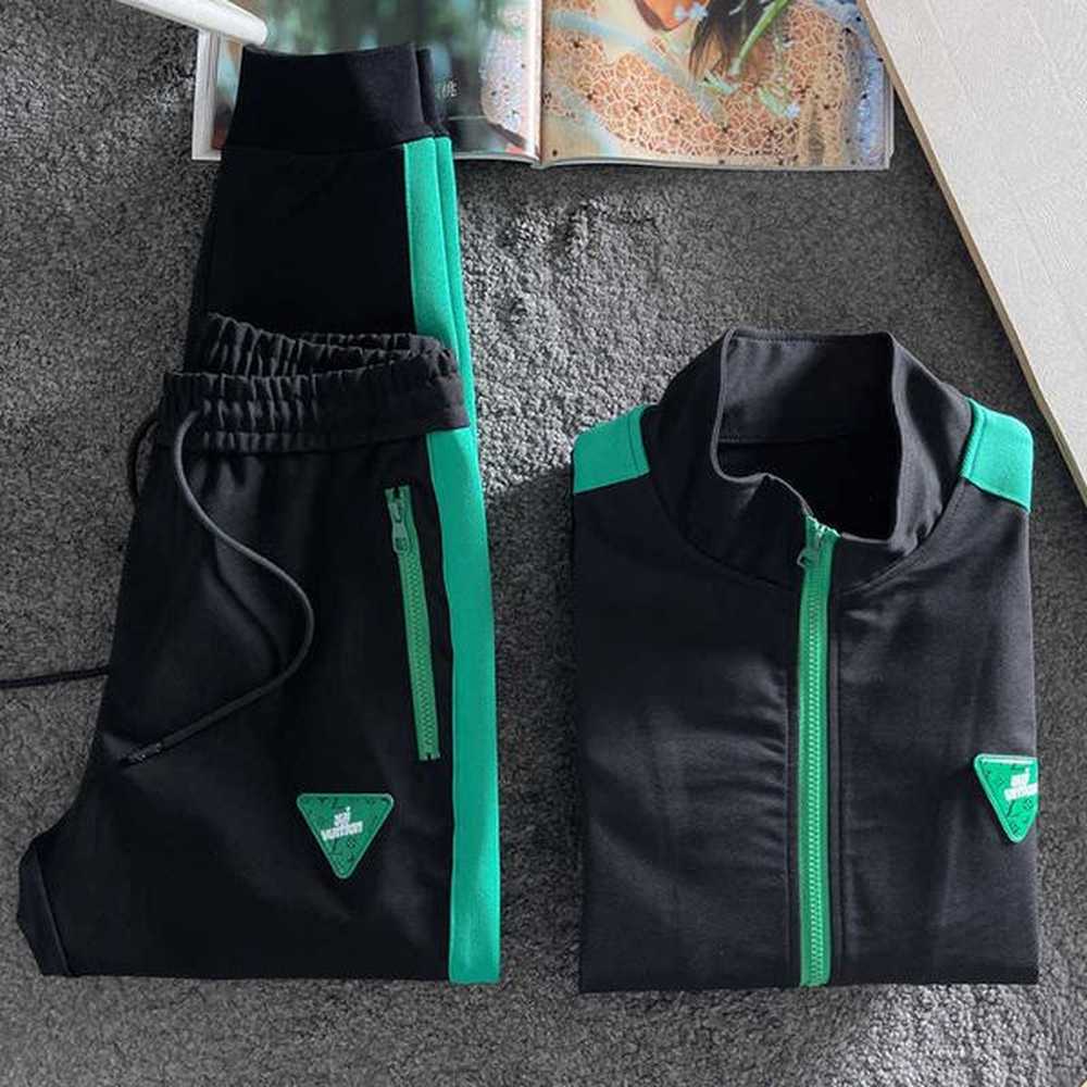 Luxury mens casual sportswear set mens new fashion two-piece set large European fashion X241126