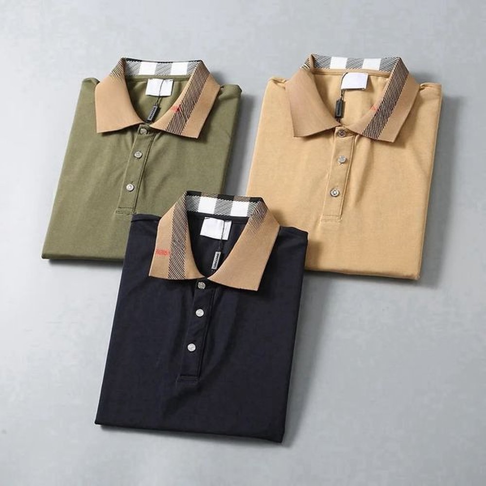 Luxury Mens Polo Shirt Fashion Men's T-shirt Designer Polos Shirt Collar Breathable Top Summer Business Shirt Asian Size M--XXXL