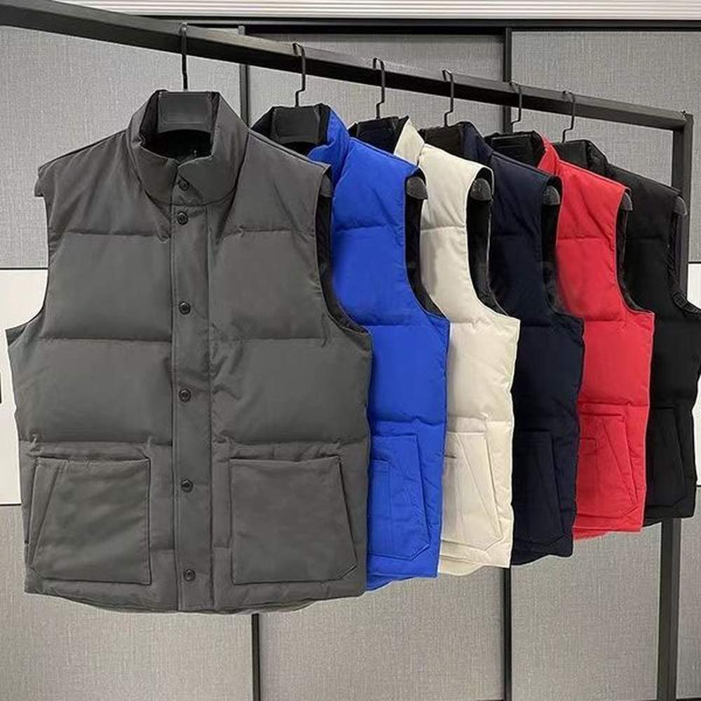 Luxury Unisex Designer Down Gilet Jacket - Durable Feather-Filled Material Available in Various Sizes XS-XXL